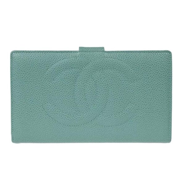 Chanel Green Calfskin Long Wallet - Picture 6 of 15